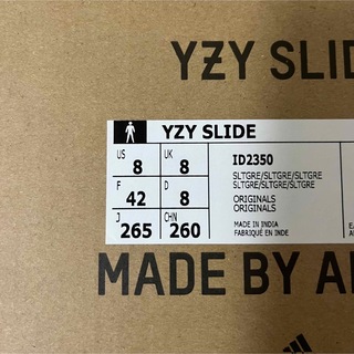 新品 adidas アディダス YEEZY SLIDE "PURE" 26.5㎝