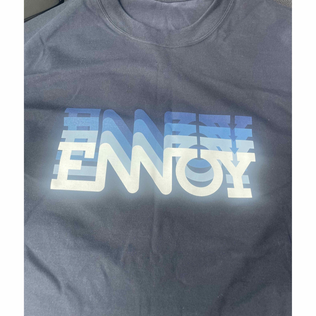 【ennoy】ELECTRIC LOGO GRADATION tシャツ