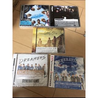 エグザイル トライブ(EXILE TRIBE)の即購入可！GENERATIONS CD 5枚セット(ミュージシャン)