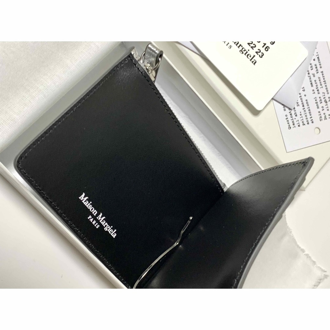 新品《 Maison Margiela 》レザー クリップ ウォレット 財布