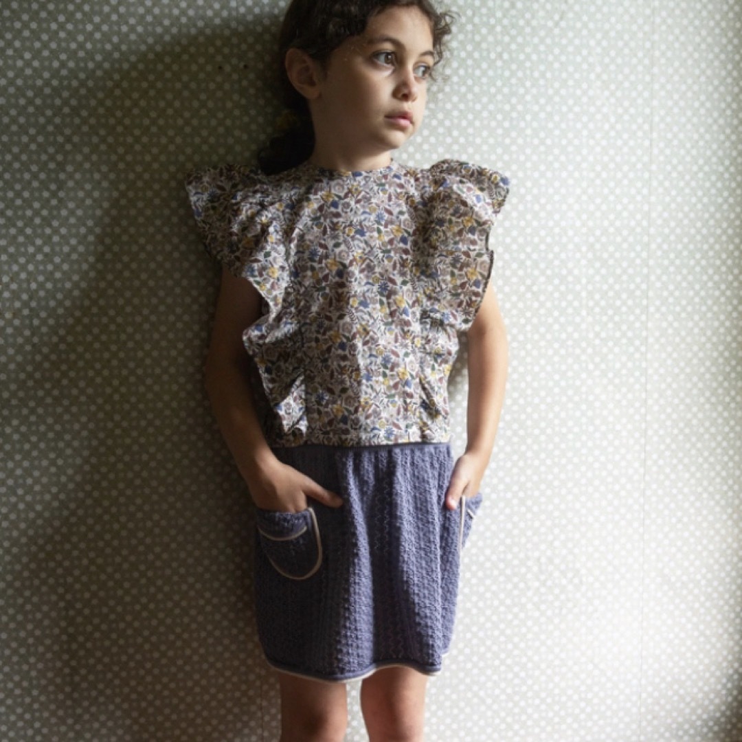 SOOR PLOOM(ソーアプルーム)のSoor Ploom Norma Skirt Bluet  4y キッズ/ベビー/マタニティのキッズ服女の子用(90cm~)(スカート)の商品写真