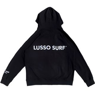 ロンハーマン(Ron Herman)の西海岸スタイル☆LUSSO SURF ビッグロゴパーカー　Mサイズ☆RVCA(パーカー)