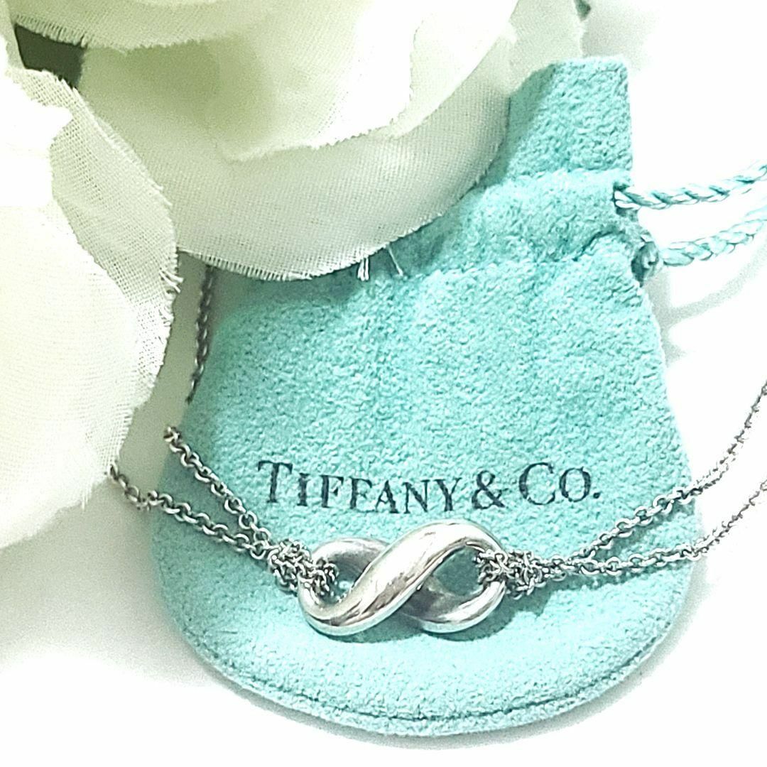 ティファニー Tiffanyインフィニティ ダブルチェーン ネックレス シルバー