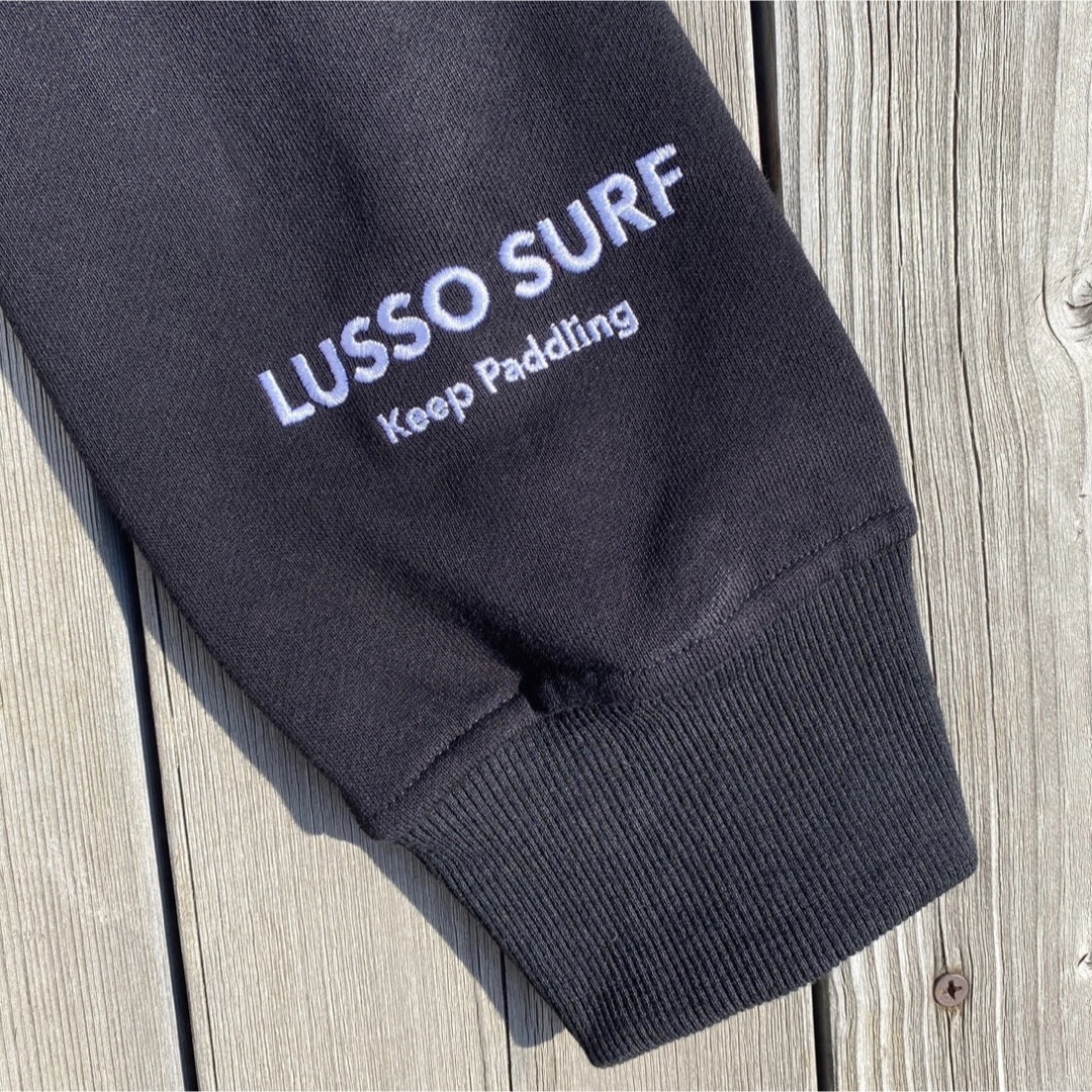 Ron Herman(ロンハーマン)のストリートサーフ☆LUSSO SURF ビッグロゴパーカー　Lサイズ☆RVCA メンズのトップス(パーカー)の商品写真