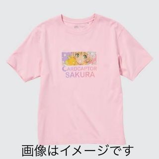 ユニクロ(UNIQLO)のUNIQLOユニクロ CLAMP UT カードキャプターさくら ピンク XL(Tシャツ(半袖/袖なし))