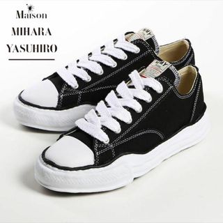 MAISON MIHARA YASUHIROブラックスニーカー美品❗️