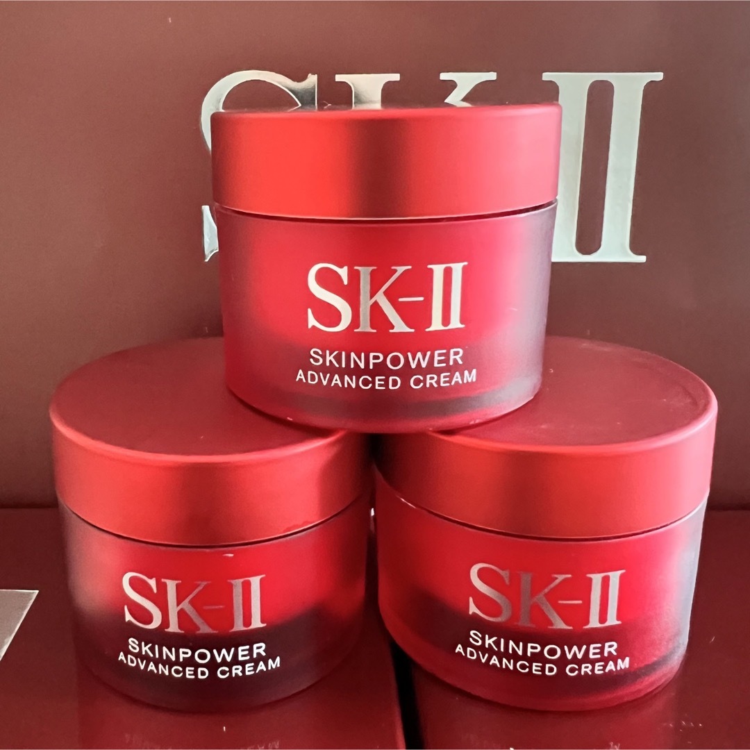 新発売！SK-II エスケーツースキンパワー アドバンスト クリーム15gx3個