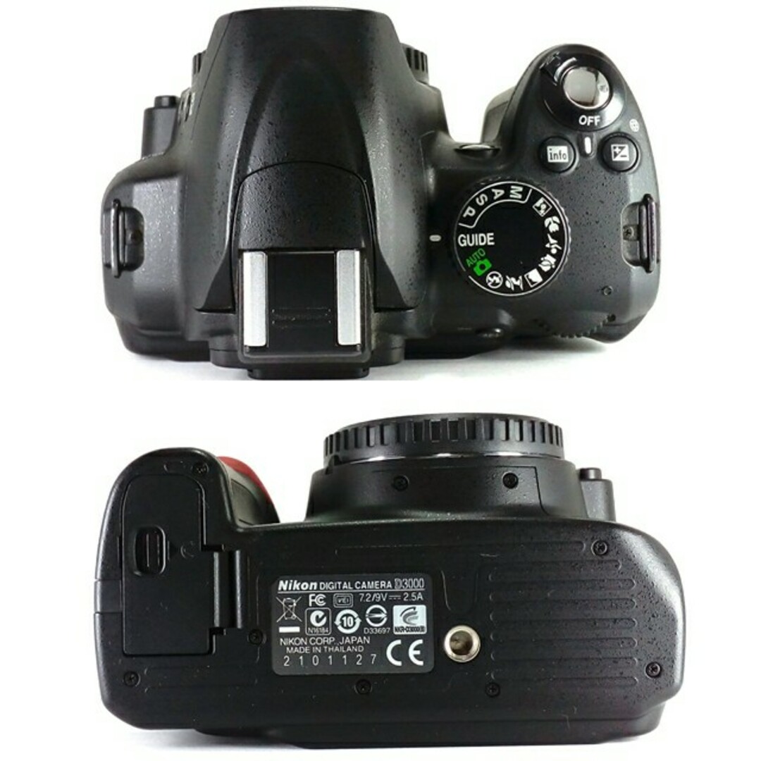 ニコン Nikon D3000 デジタル一眼レフカメラ☆ボディ 入門機✨完動品✨ 7