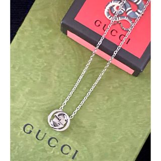 GUCCI】定番GGチャームトップネックレス☆新品同様!!☆確実正規品-