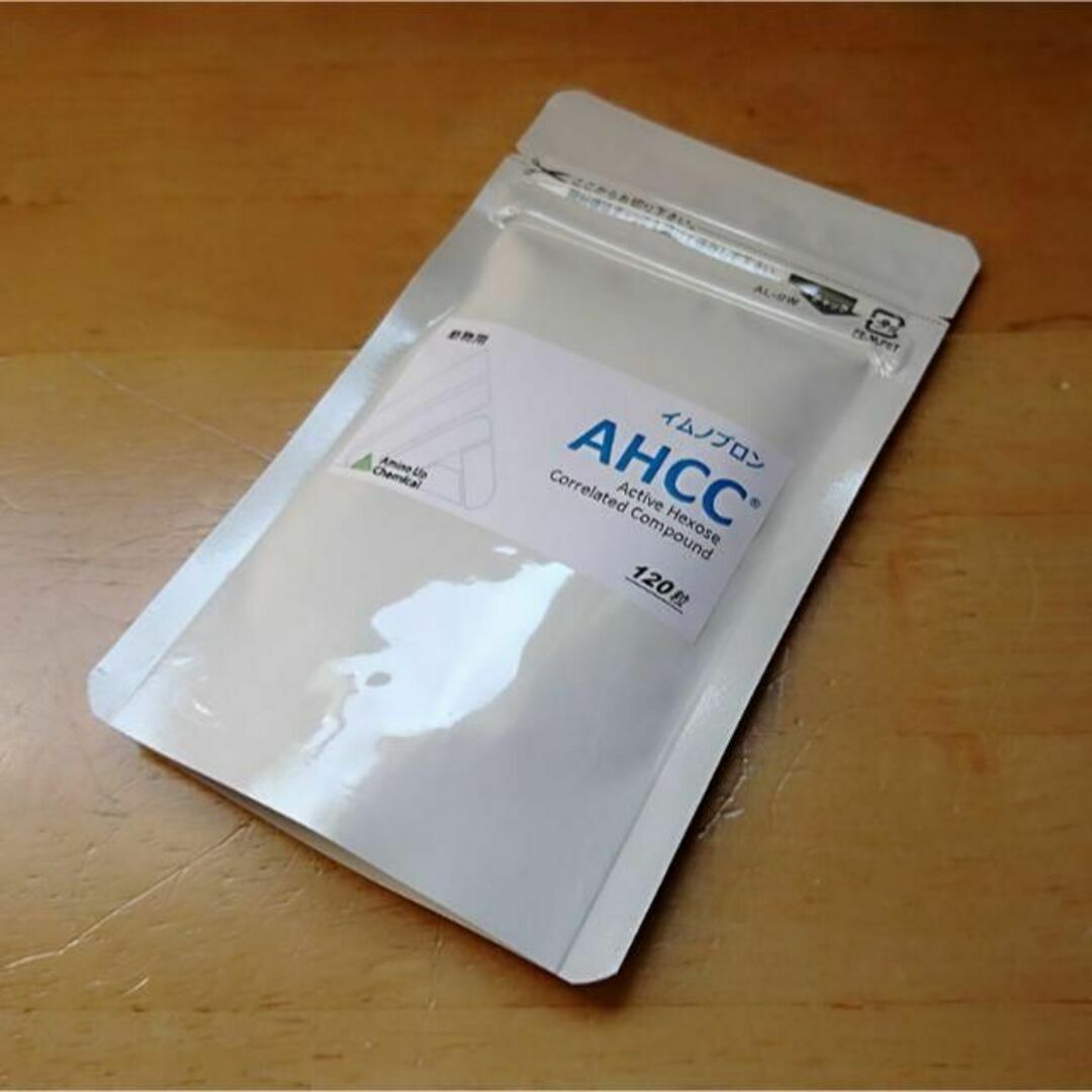 その他イムノブロン　AHCC ソフトカプセル　120粒入×４袋セット アミノアップ化学