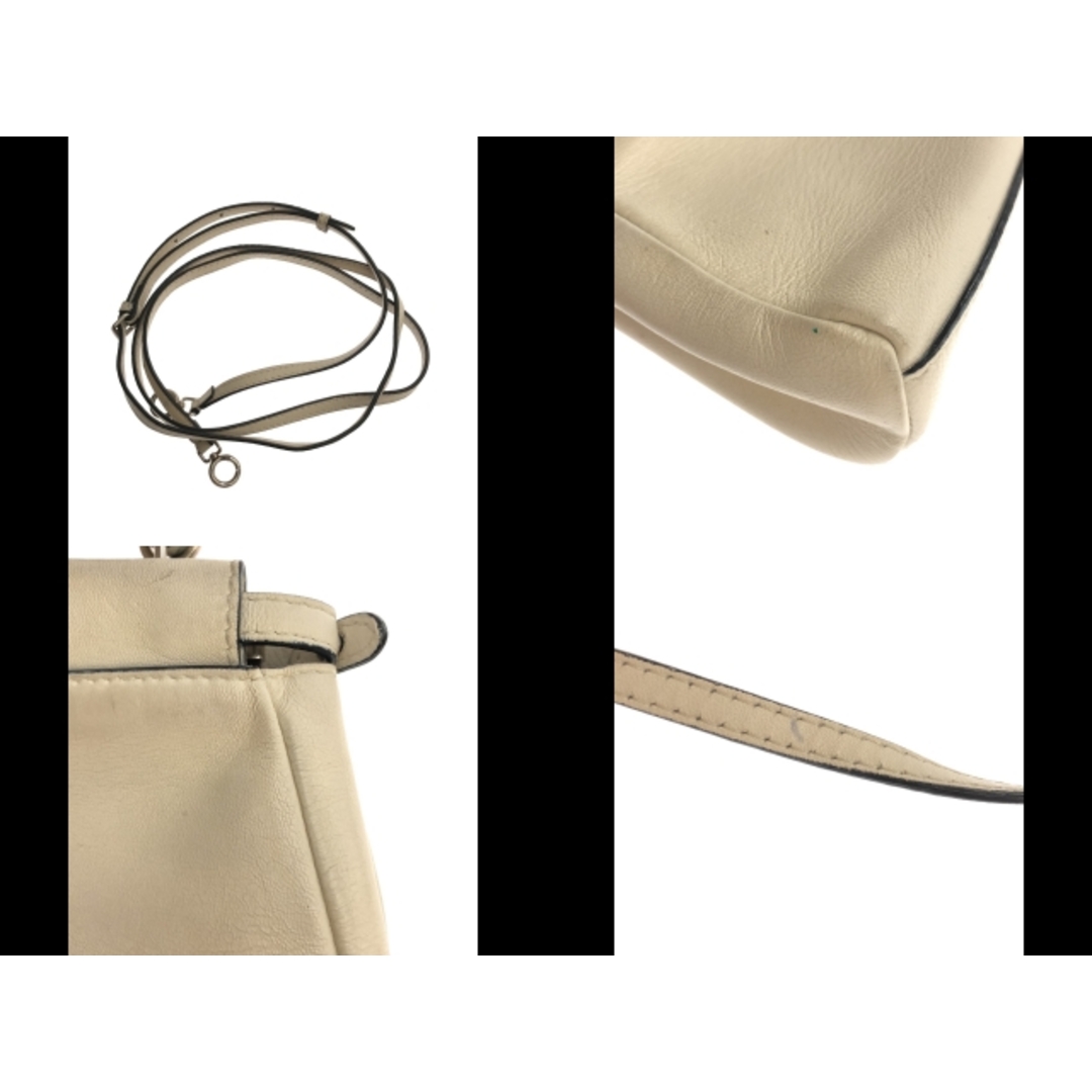 FENDI - フェンディ ハンドバッグ 8M0355 白 レザーの通販 by ブラン
