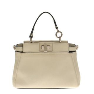 FENDI - フェンディ ハンドバッグ 8M0355 白 レザーの通販 by ブラン