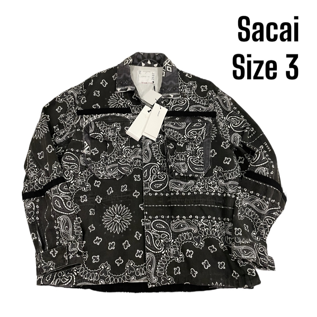 sacai(サカイ)のsacai サカイ 22SS Bandana Print Blouson 3 メンズのジャケット/アウター(ブルゾン)の商品写真