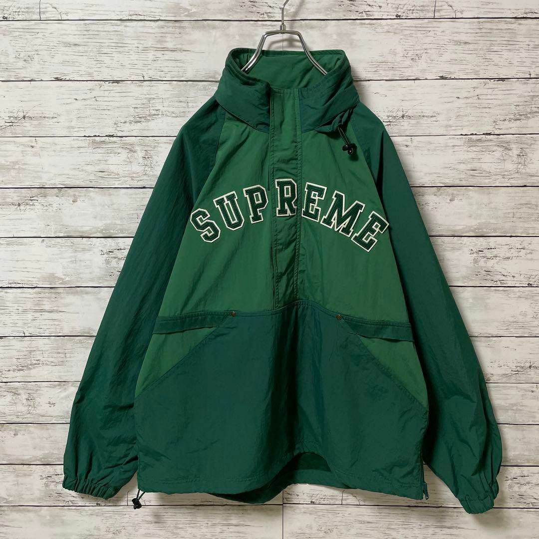 Supreme - 457【即完売モデル】シュプリーム☆刺繍アーチロゴハーフ