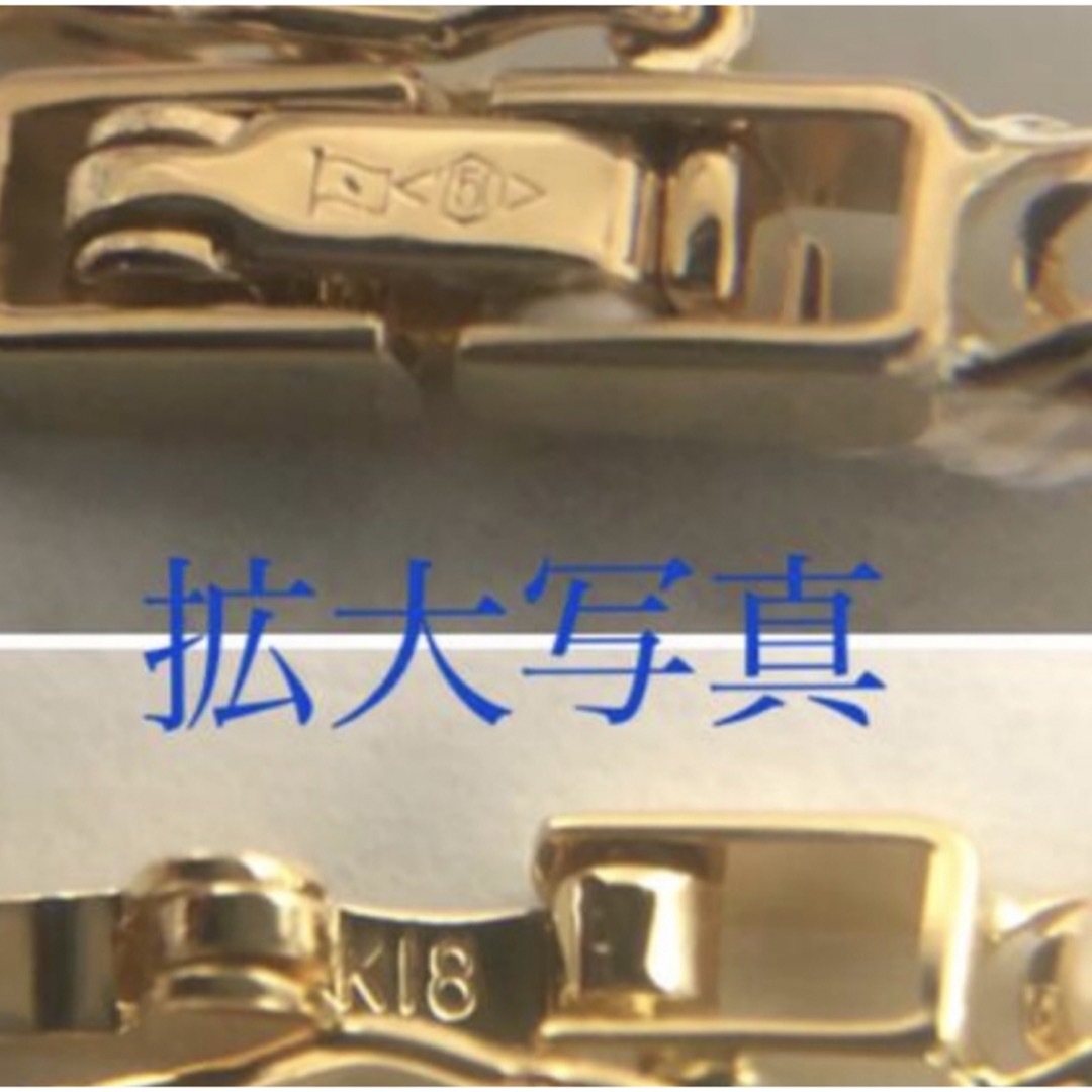 純金K18 ネックレス & K18YG/WG クロス ペンダントトップ 5