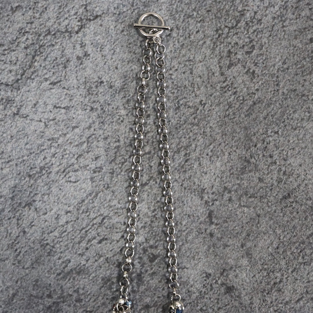 美品】メキシカン調DNAチェーンネックレス パールビーズ ナバホ 美品】メキシカン調DNAチェーンネックレス パールビーズ ナバホ