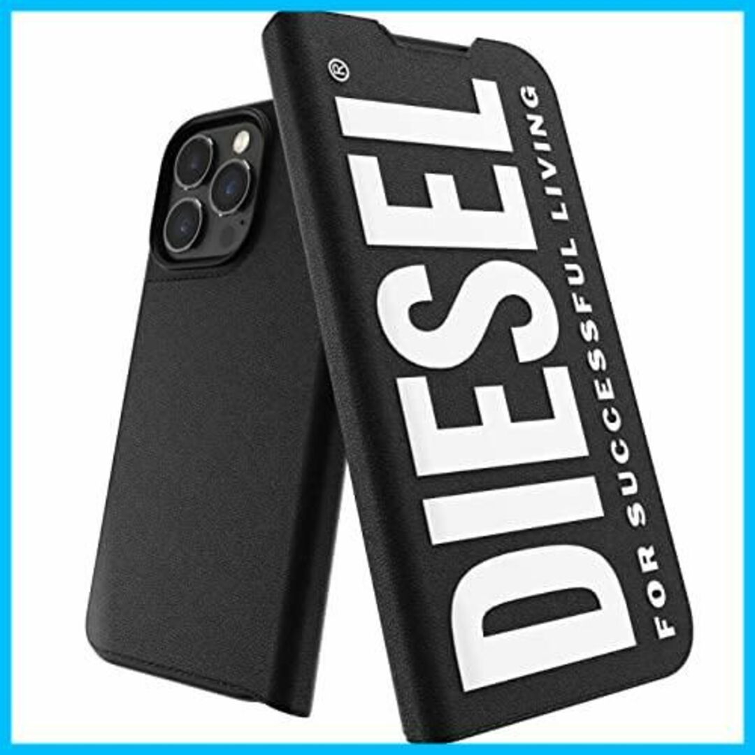 【色: ブラック/ホワイト (ラージロゴ)】DIESEL iphone13pro