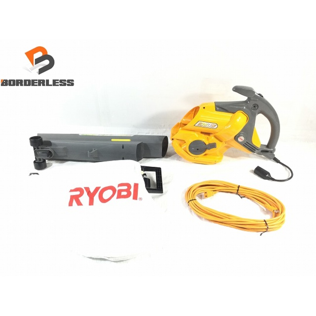 ☆比較的美品☆RYOBI リョービ 100V ブロワバキューム RESV-1000 ブロワーバキューム バキュームブロワー 屋外用 77471