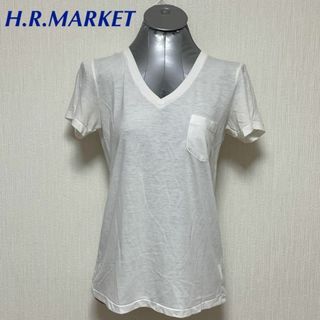 H.R.MARKET Vネック Tシャツ カットソー 薄手(Tシャツ(半袖/袖なし))