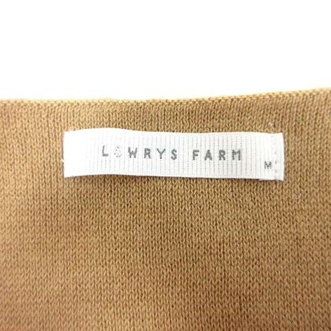 LOWRYS FARM(ローリーズファーム)のローリーズファーム ニット カットソー Vネック ノースリーブ M ベージュ レディースのトップス(ニット/セーター)の商品写真