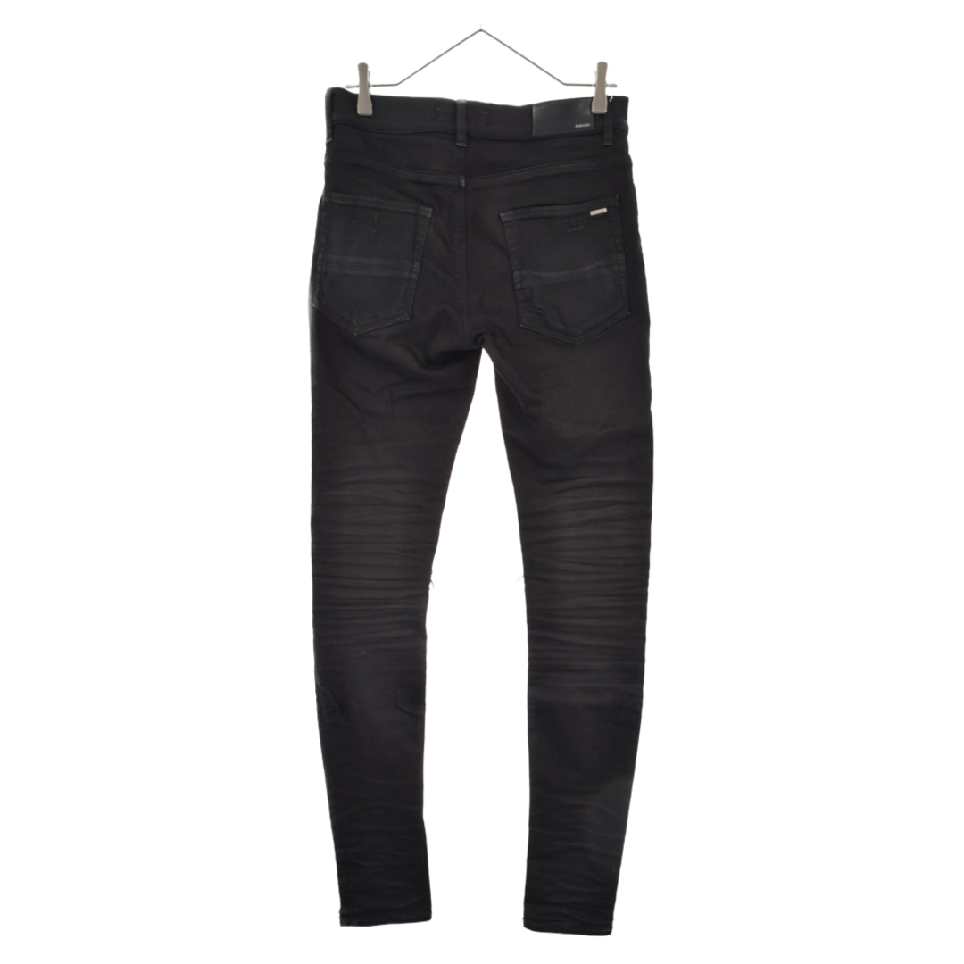 AMIRI アミリ MX1 蛇腹クラッシュ加工デニムパンツ レザー切替