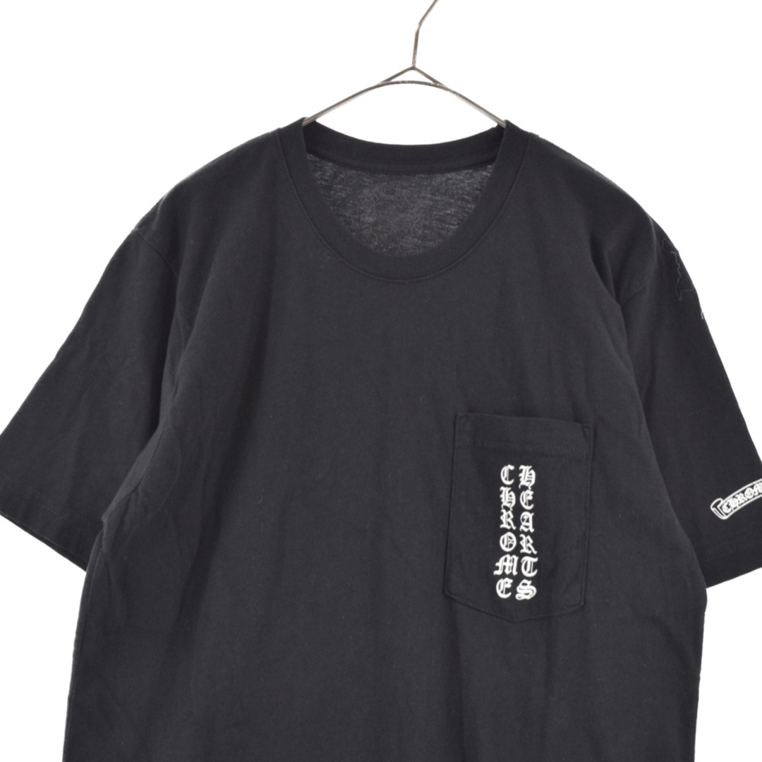 【美品】クロムハーツ　ポケットスターロゴTシャツ　ブラック　Mサイズ