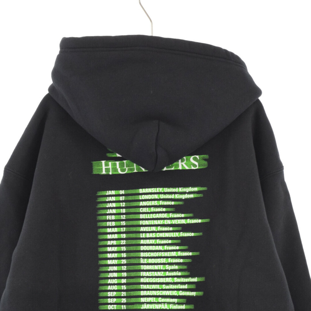 BALENCIAGA バレンシアガ 19SS SPEED HUNTERS ZIP UP HOODIE スピードハンター ジップアップ フーディー パーカー ブラック 556088-TDV15 レディース