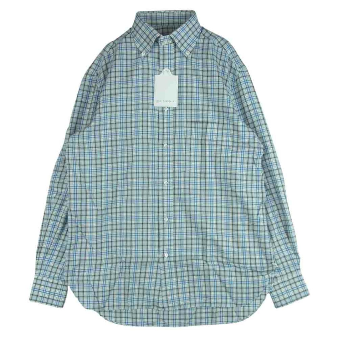 【送料無料】LUIGI BORRELL（ルイジボレッリ）の長袖シャツ　Sサイズ