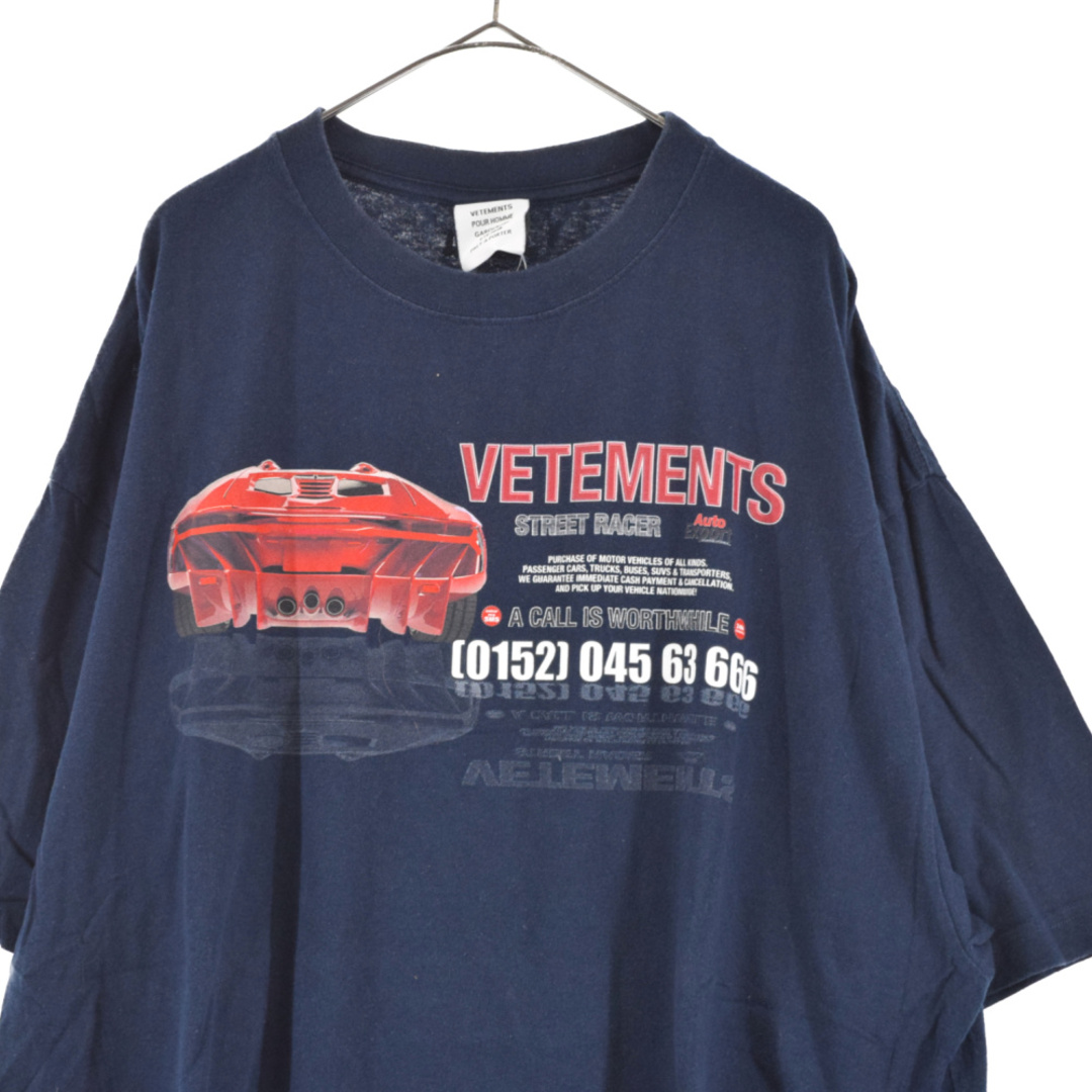 VETEMENTS ヴェトモン Tシャツ サイズ:L グルジアロゴ クルーネック Tシャツ 19SS ホワイト 白 トップス カットソー 半袖 【メンズ】