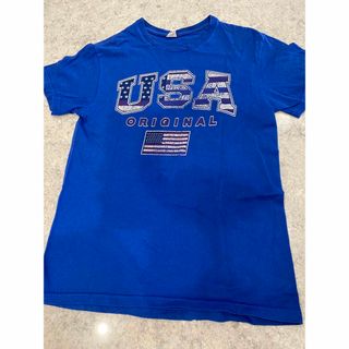 デルタ(DELTA)のデルタ　古着　アメリカ　USA 青　半袖Tシャツ　ヴィンテージ(Tシャツ/カットソー(半袖/袖なし))