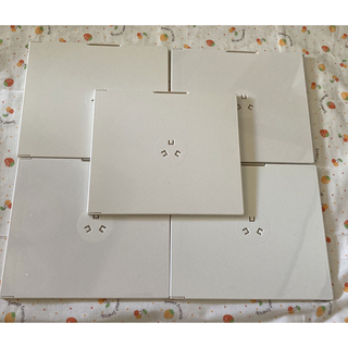 ブルーレイ、DVD、CDプラスチックケース(白)(2枚収納)×5枚(CD/DVD収納)