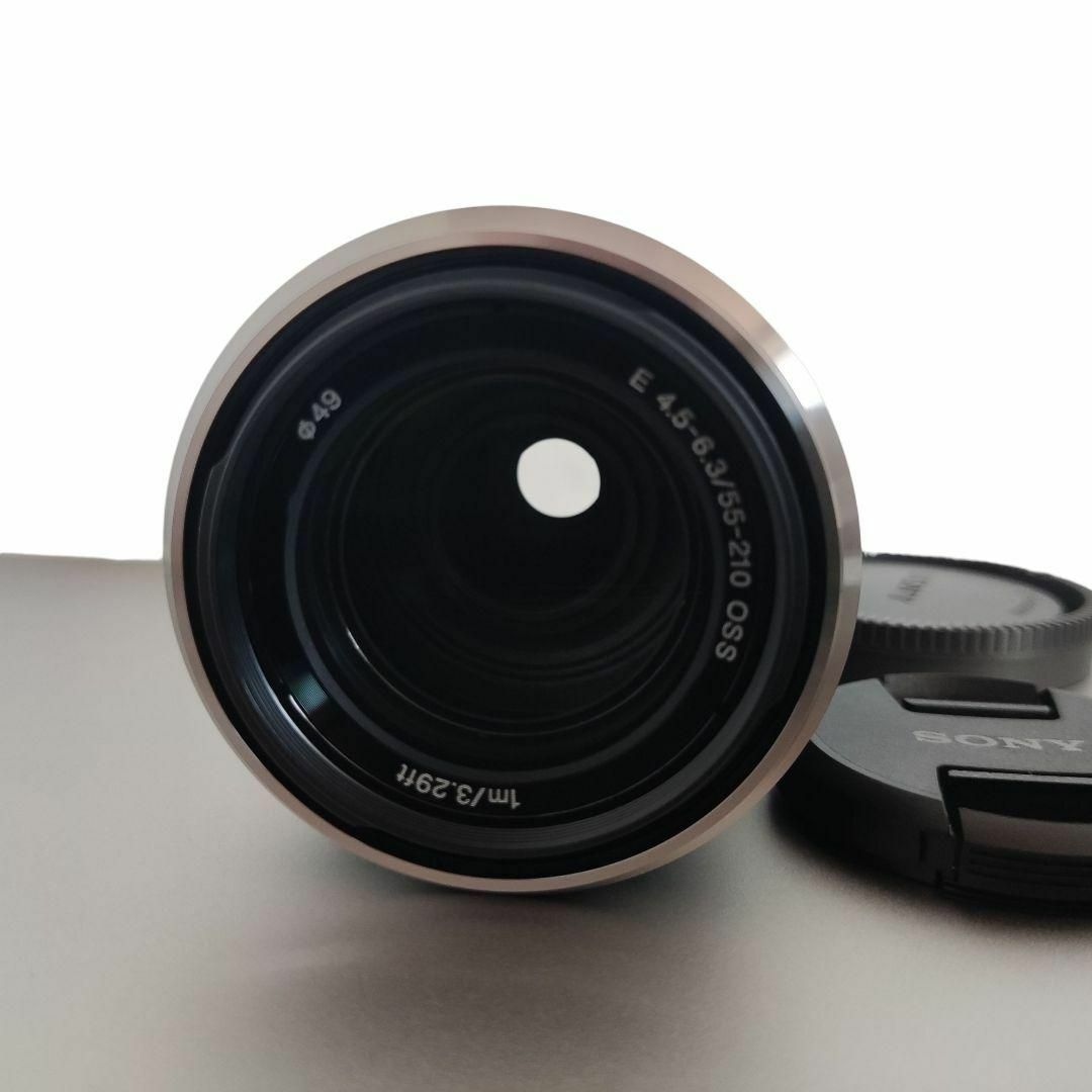 ☆極美品☆ SONY ズームレンズ 望遠レンズ SEL55210 フード付き ☆極美品☆ SONY ズームレンズ 望遠レンズ SEL55210 フード付き