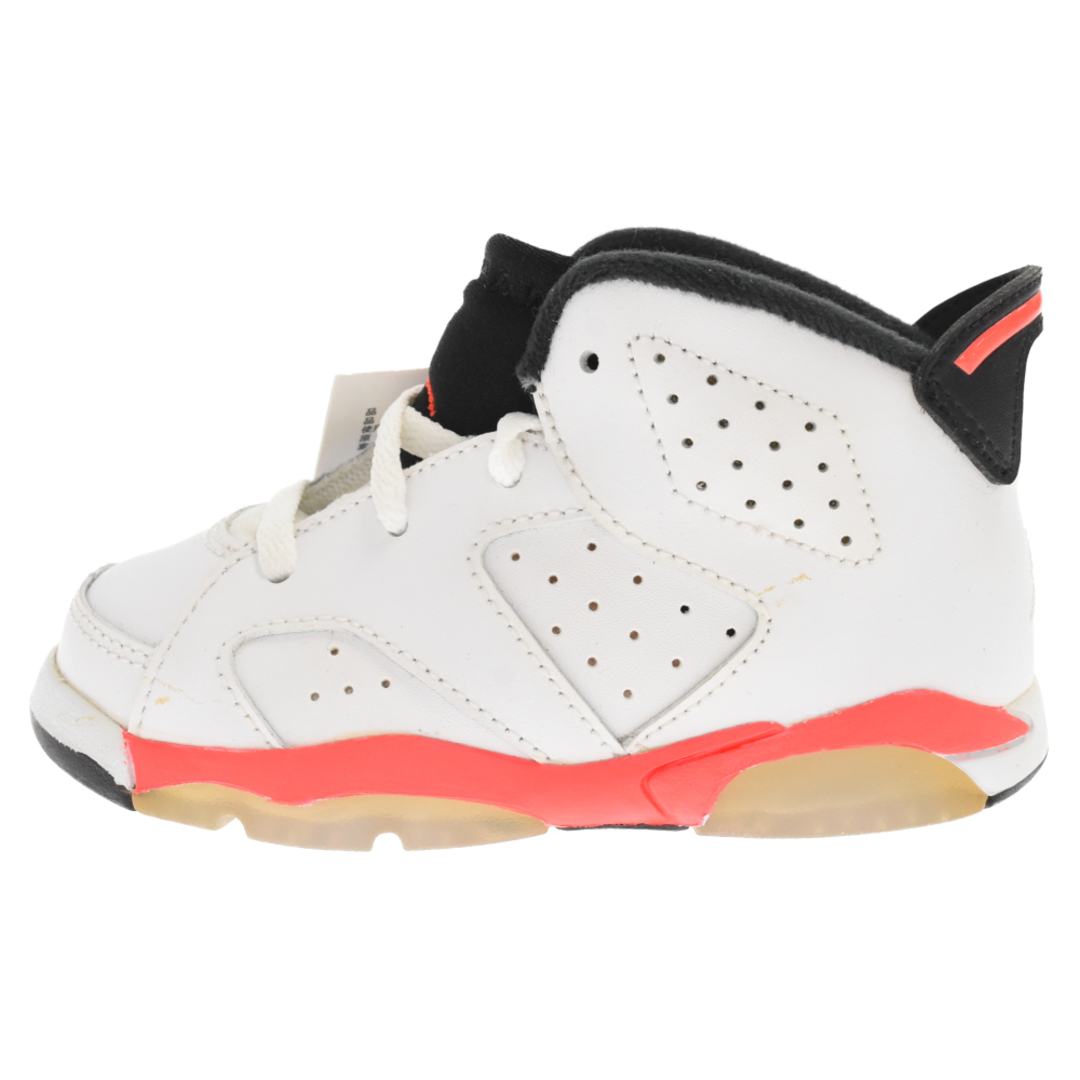 NIKE ナイキ Air Jordan 6 Retro TD エアジョーダン6 レトロ キッズハイカットスニーカー ホワイト 384667-123  US8C/14cm | フリマアプリ ラクマ