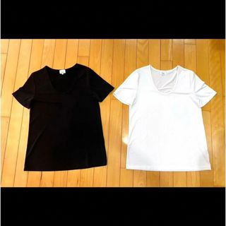 リトルパリンカ(Little 'PalinkA)の【ParinkA パリンカ】シンプル　黒&白Tシャツ　2点セット(Tシャツ(半袖/袖なし))