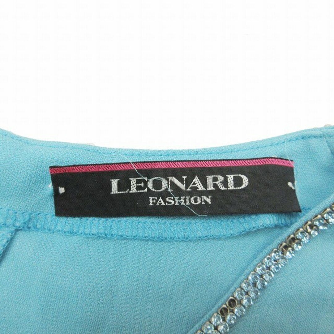 レオナール　LEONARD カンカン素材　半袖カットソー