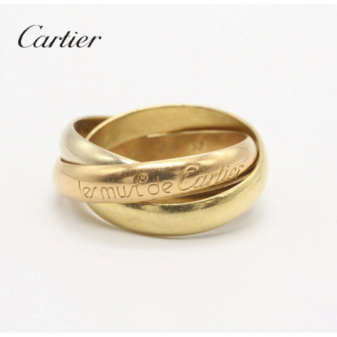 Cartier★カルティエ トリニティリング 750 指輪 アクセサリー レディースのアクセサリー(リング(指輪))の商品写真