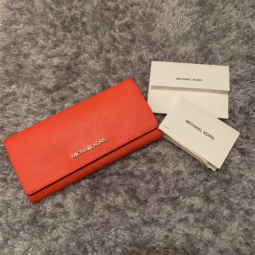 MICHEAL KORS マイケルコース 長財布 オレンジ