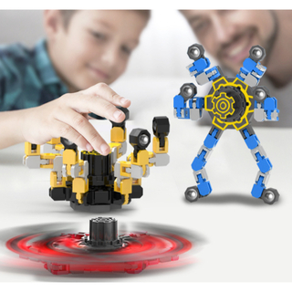 おもちゃ 変形機械式 回転 大人気 ハンドスピナー　スマホスタンド3個セット(知育玩具)