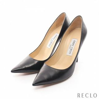 ジミーチュウ(JIMMY CHOO)の ポインテッドトゥ パンプス レザー ブラック(ハイヒール/パンプス)