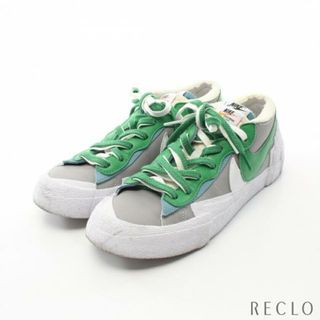 ナイキ(NIKE)のNIKE × sacai Classic Green スニーカー レザー ホワイト グリーン マルチカラー(スニーカー)