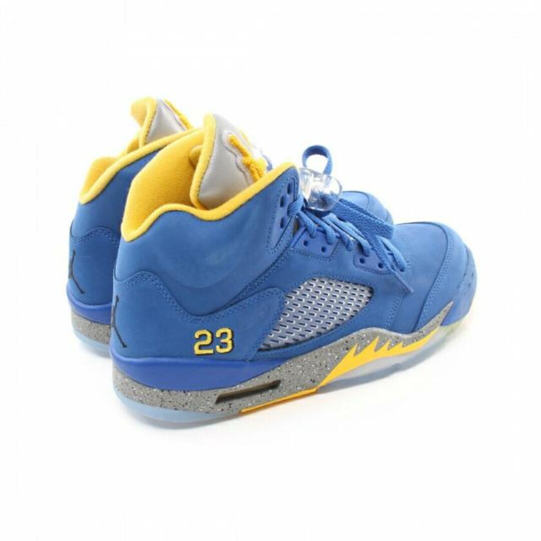 AIR JORDAN 5 LANEY JSP エアジョーダン5 ハイカットスニーカー レザー フェイクレザー ブルー マルチカラー 1