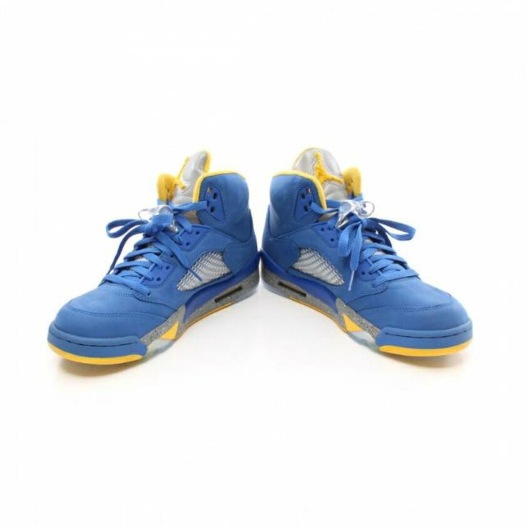 AIR JORDAN 5 LANEY JSP エアジョーダン5 ハイカットスニーカー レザー フェイクレザー ブルー マルチカラー 2