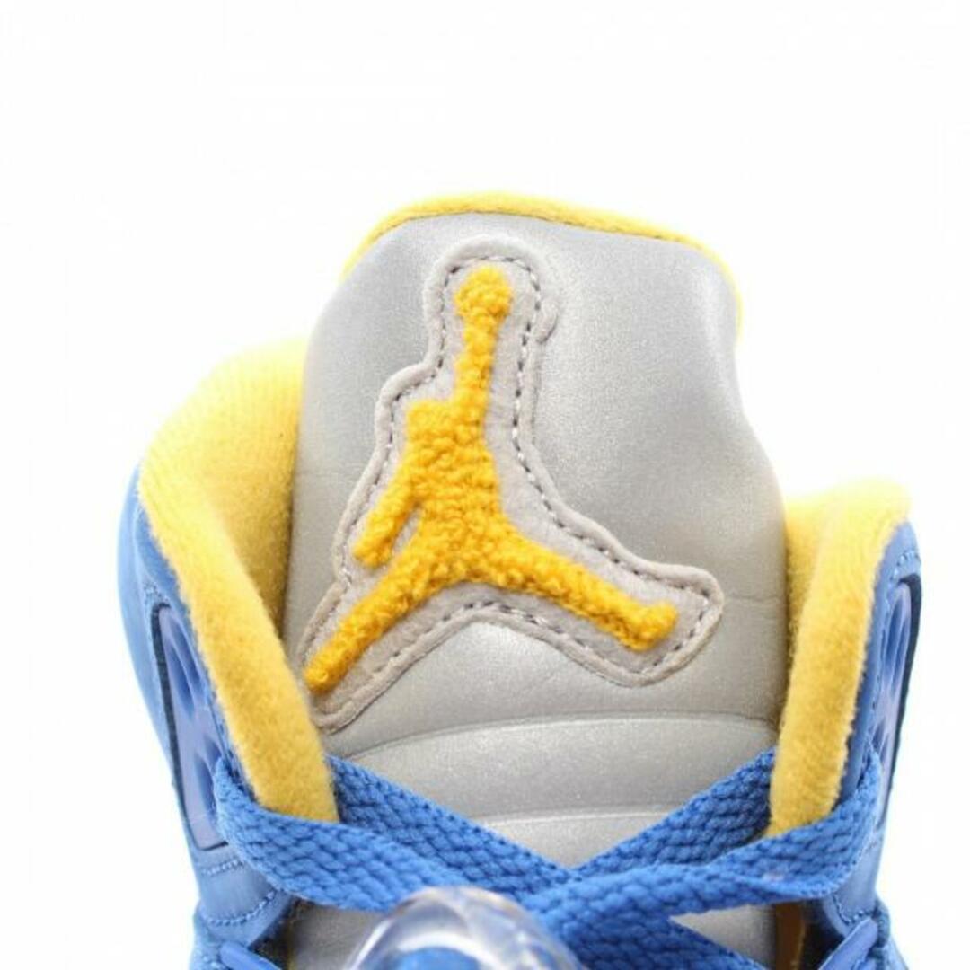 AIR JORDAN 5 LANEY JSP エアジョーダン5 ハイカットスニーカー レザー フェイクレザー ブルー マルチカラー 4