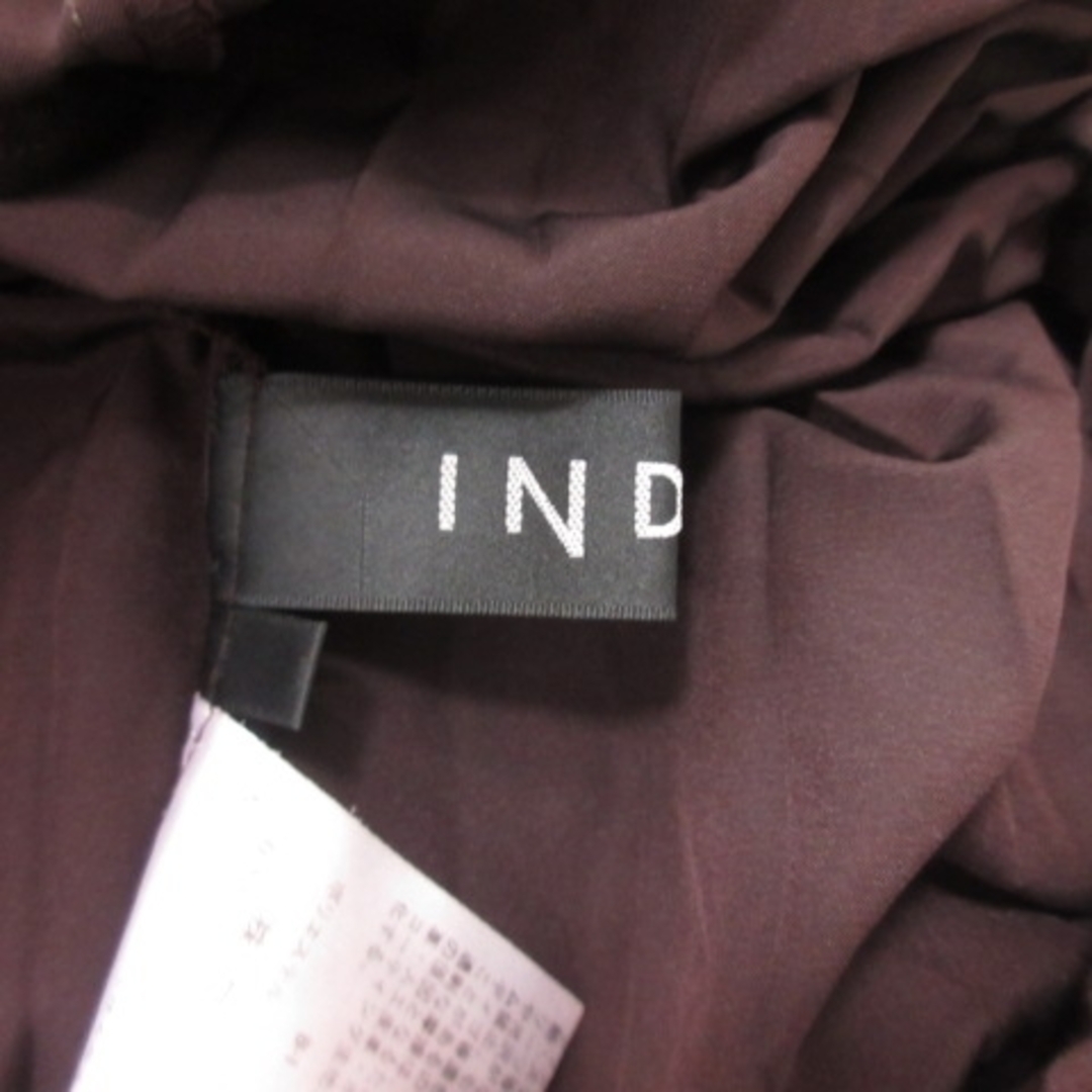 INDIVI(インディヴィ)のインディヴィ プリーツスカート マキシ 38 茶 ブラウン /YI レディースのスカート(ロングスカート)の商品写真