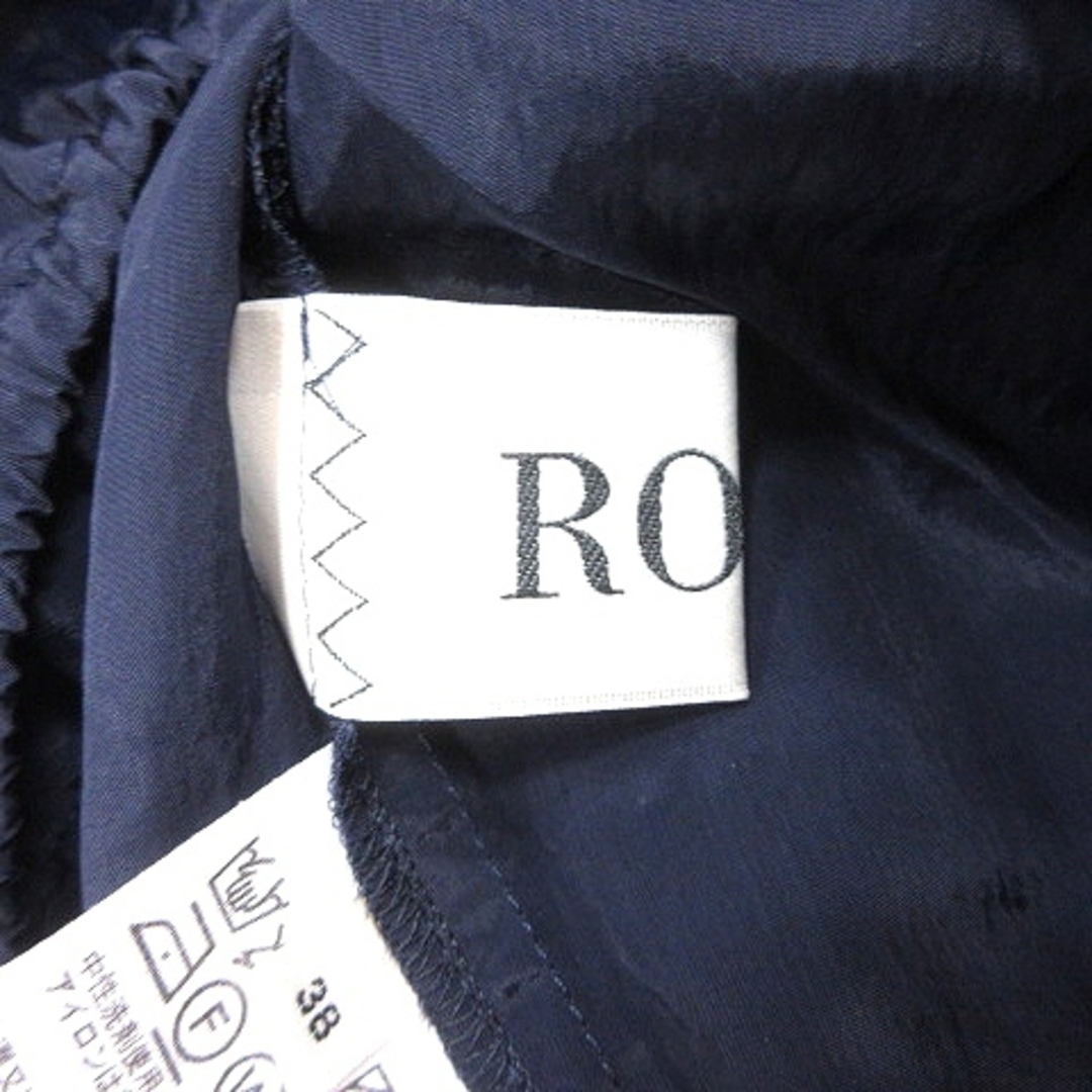 ROPE’(ロペ)のロペ ROPE シャツ ブラウス ドルマンスリーブ 長袖 38 紺 ネイビー レディースのトップス(シャツ/ブラウス(長袖/七分))の商品写真