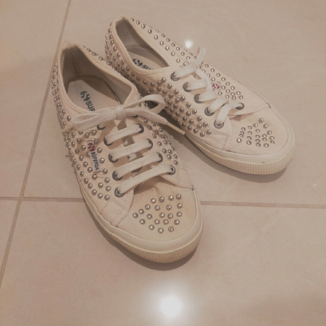 SUPERGA スタッズスニーカー