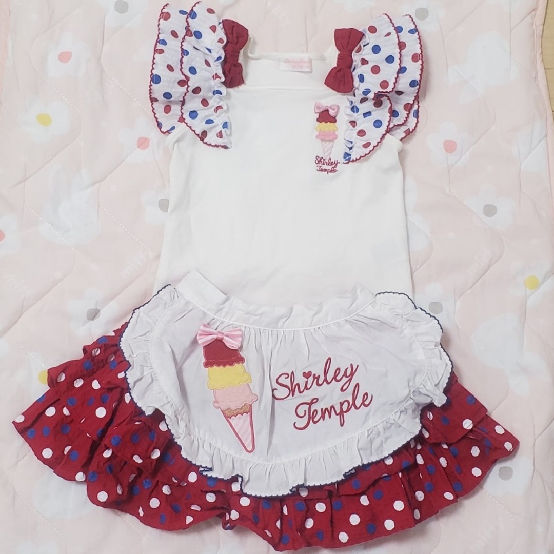 Shirley Temple(シャーリーテンプル)のシャーリーテンプル　トップス&スカートセット キッズ/ベビー/マタニティのキッズ服女の子用(90cm~)(その他)の商品写真