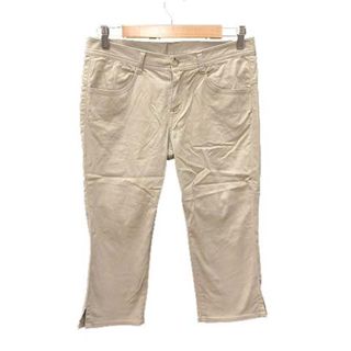 コムサイズム(COMME CA ISM)のコムサイズム クロップドパンツ ストレッチ L ベージュ ■MO(その他)