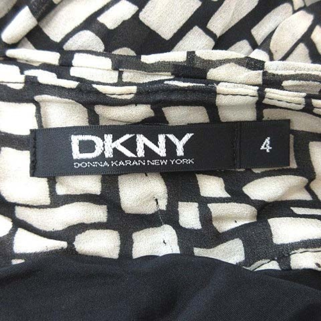 DKNY(ダナキャランニューヨーク)のダナキャランニューヨーク フレアスカート ひざ丈 絹 4 ライトベージュ ■MO レディースのスカート(ひざ丈スカート)の商品写真