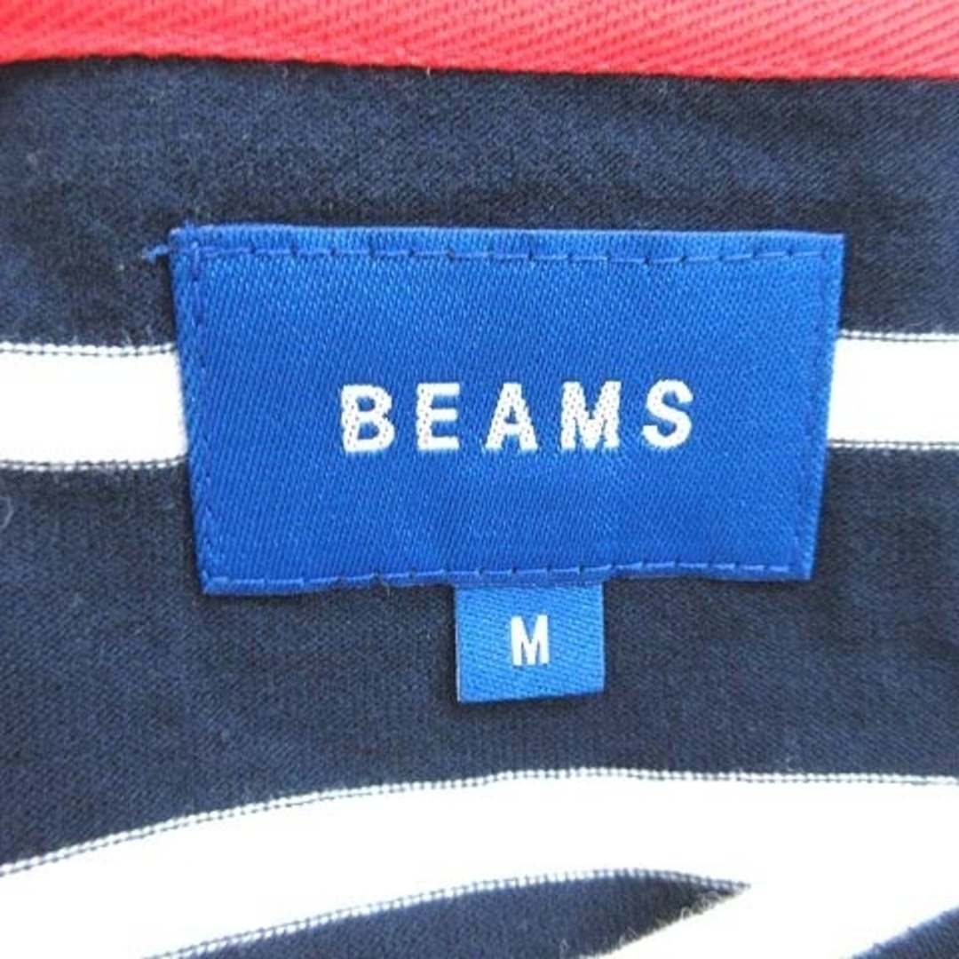 BEAMS(ビームス)のビームス Tシャツ カットソー 半袖 クルーネック ボーダー M 紺 ネイビー メンズのトップス(Tシャツ/カットソー(半袖/袖なし))の商品写真